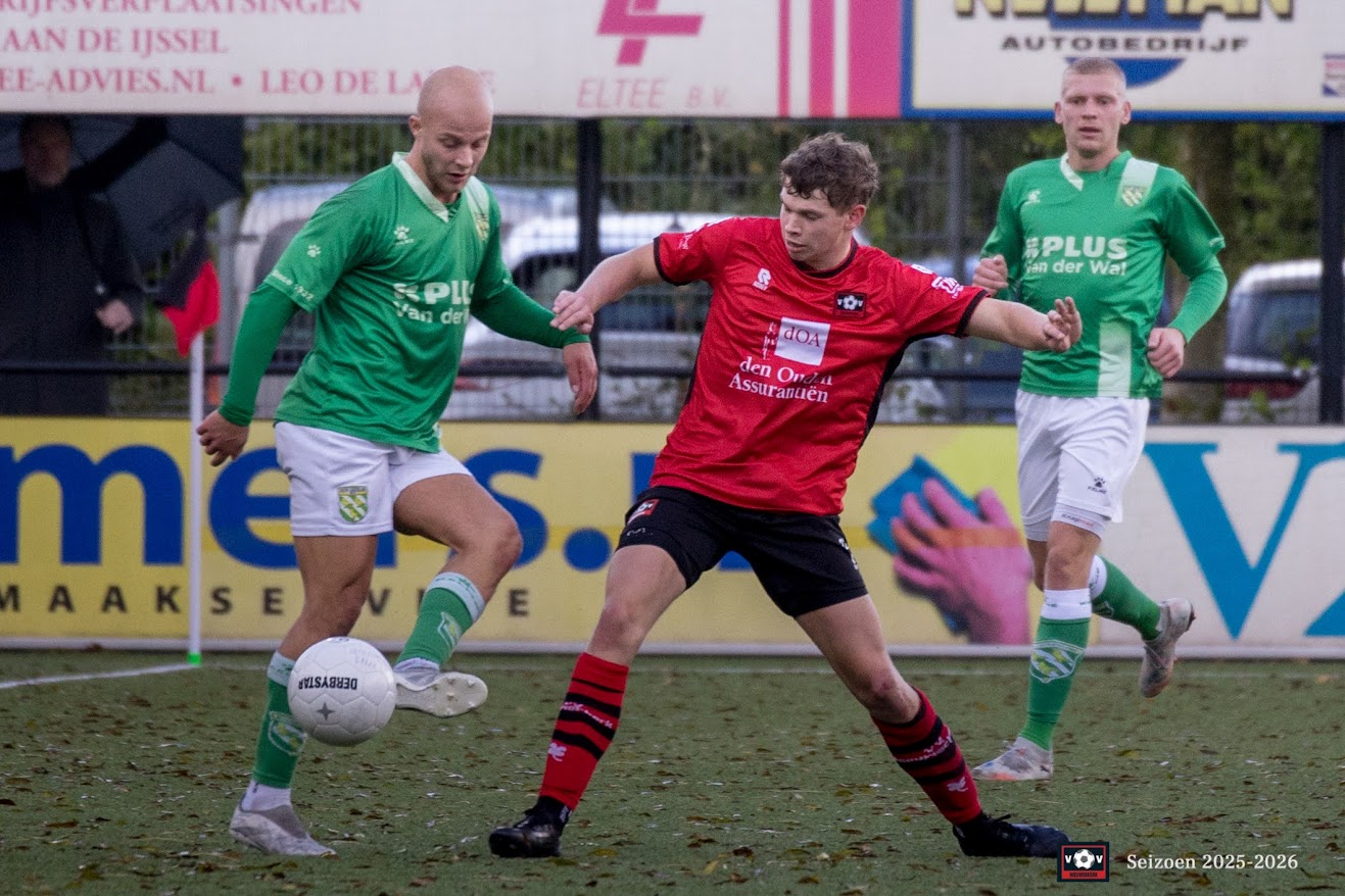 Zuidplas-Sport: Laat doelpunt kost VV Nieuwerkerk de winst tegen Nieuw-Lekkerland