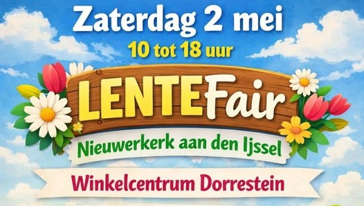 Lentefair bij Dorrestein: zaterdag volop gezelligheid voor jong en oud