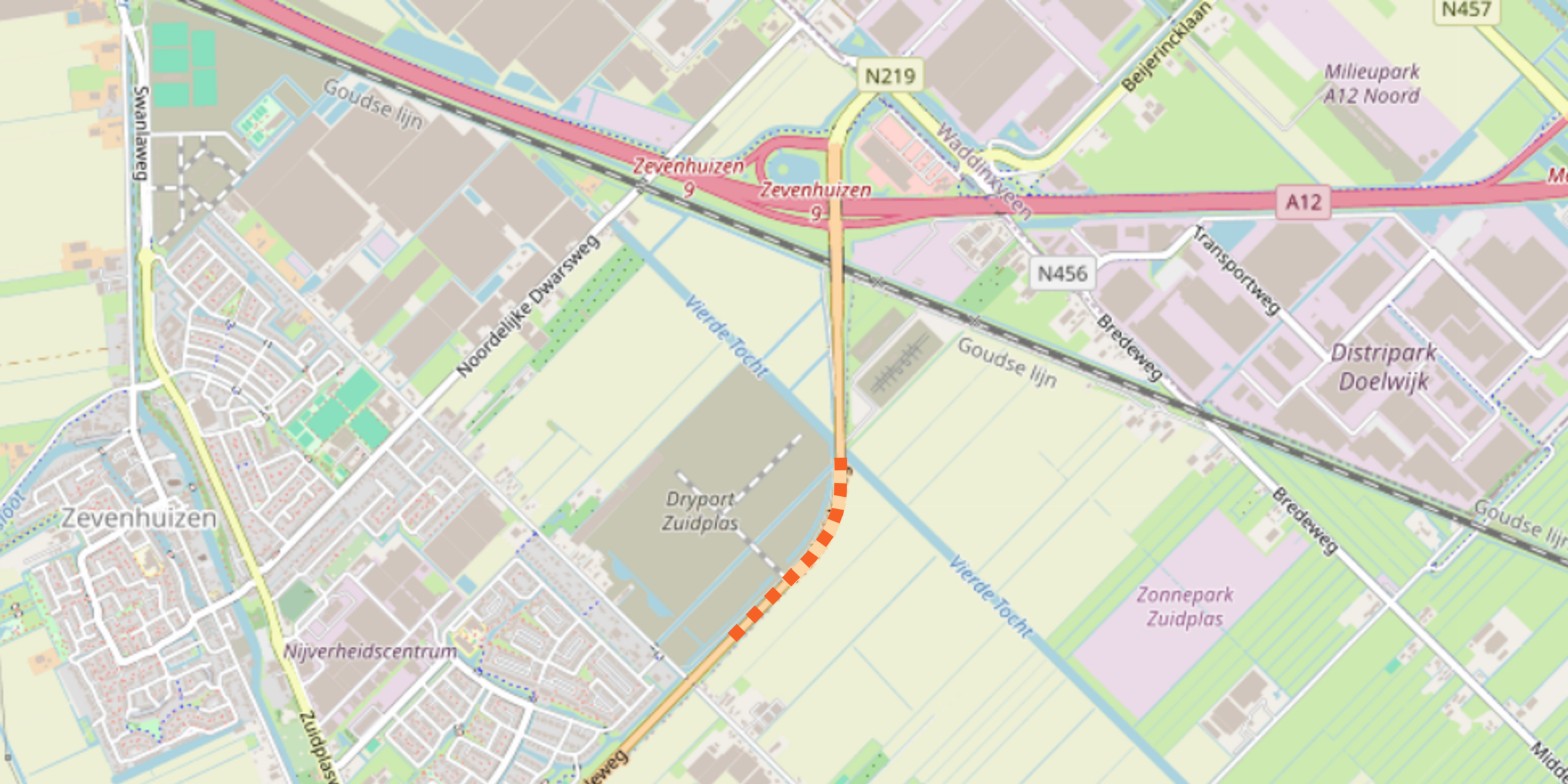 Voorbereidingen nieuwe kruising N219 van start bij Knibbelweg-Oost en Cortelande